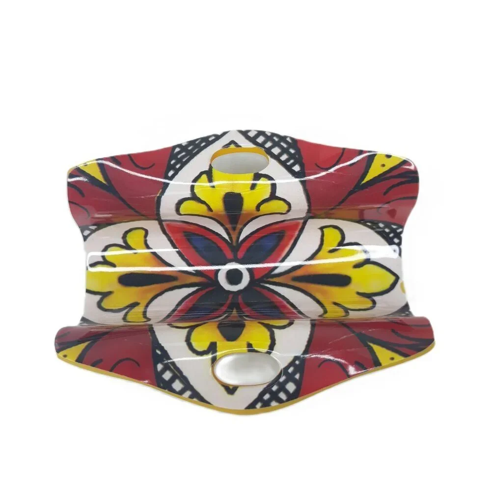 Prepara Taco Holder Singles Yellow Flora- Lot of 8 Fiesta